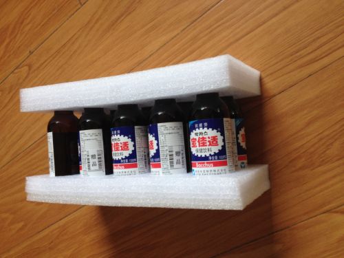 日化瓶裝產(chǎn)品EPE內(nèi)襯：批量運(yùn)輸+防傾倒的物流包裝方案