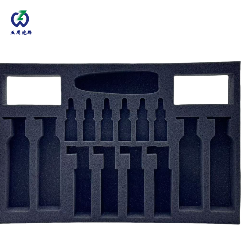 瓶類批量包裝海綿內(nèi)襯：試劑與容器的 “防傾倒收納站”