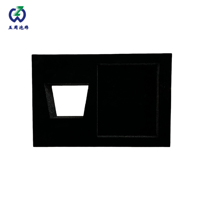 雙格植絨珍珠棉內襯：單罐保健品 + 說明書的禮盒方案