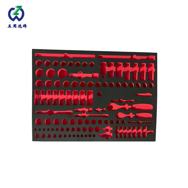 黑底紅槽五金工具 EVA 內(nèi)襯：色彩區(qū)分與緩沖防護的實用方案