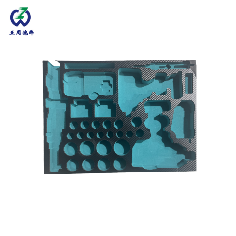 青綠色精密儀器 EVA 內(nèi)襯：全維度防護(hù)與精準(zhǔn)定位的檢測(cè)方案