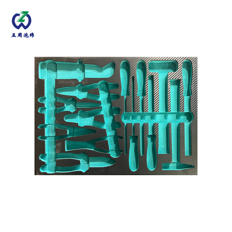 青綠色工具套裝 EVA 內襯：耐候防護的戶外作業(yè)方案