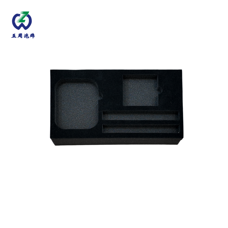 多規(guī)格組合式黑色海綿內(nèi)襯：小型電子配件的一體化防護(hù)方案