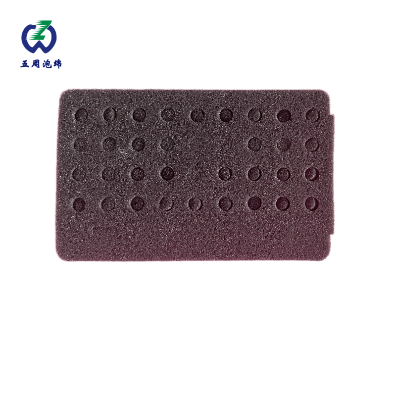 多排圓孔海綿內(nèi)襯：標(biāo)準(zhǔn)化小件的批量防護(hù)收納方案