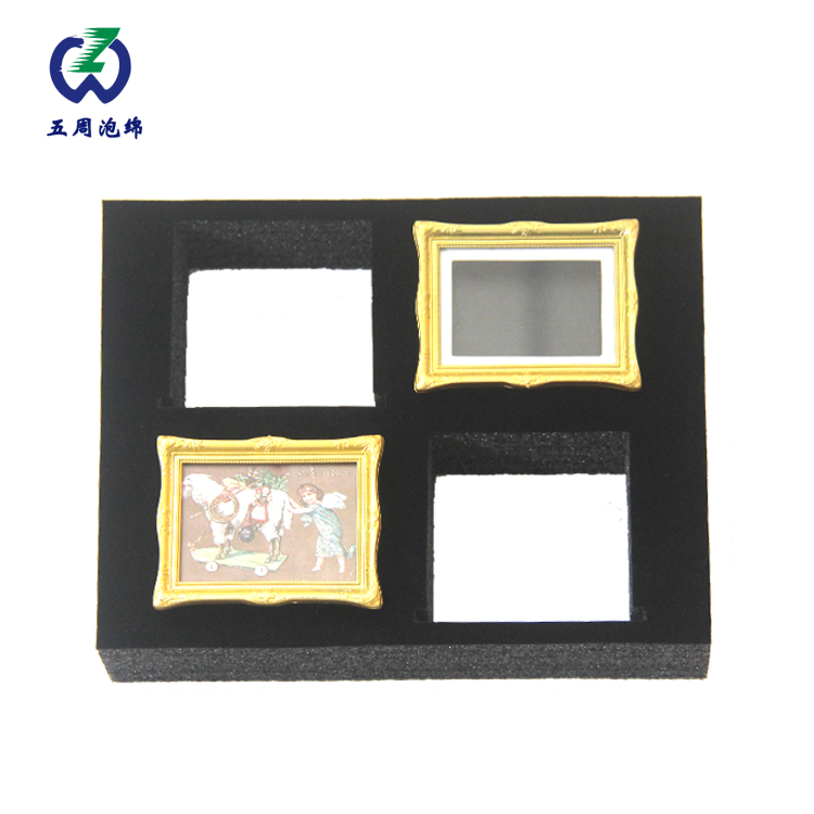  四宮格植絨珍珠棉內(nèi)襯：高端工藝品的精密防護方案