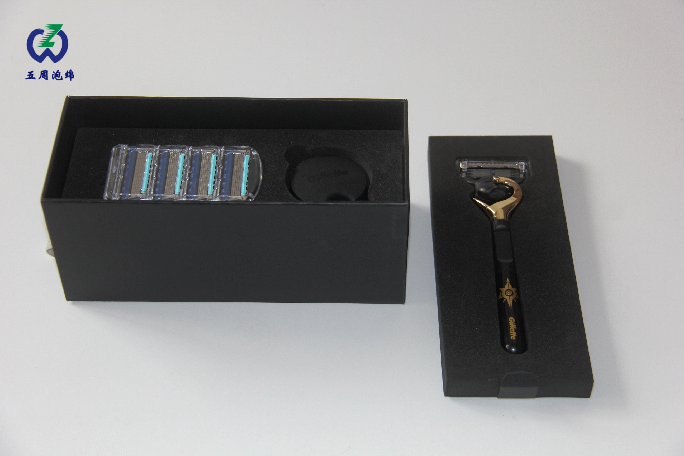黑色剃須刀禮盒 EVA 內(nèi)襯：輕奢個(gè)護(hù)產(chǎn)品的精致防護(hù)方案