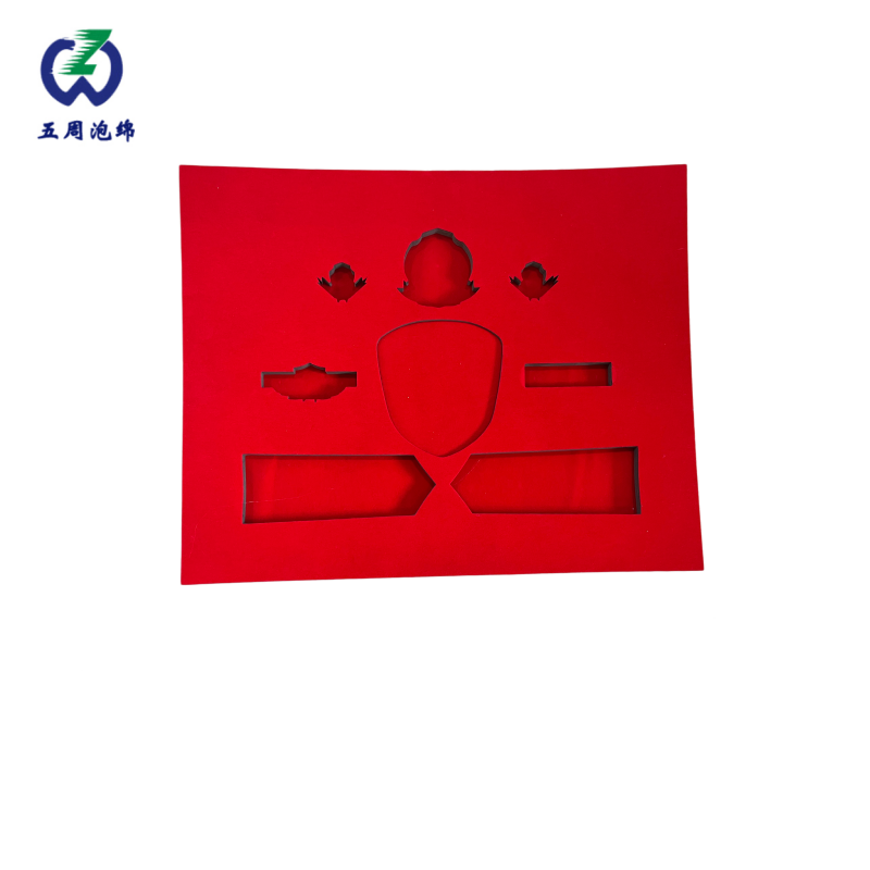 紅色異形文創(chuàng) EVA 泡棉內(nèi)襯：非遺手作的定制化防護方案