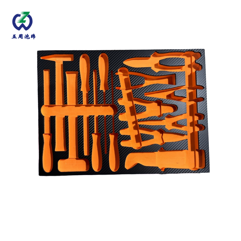 橙色多功能工具 EVA 內(nèi)襯：木工 / 維修工具的定制化防護方案