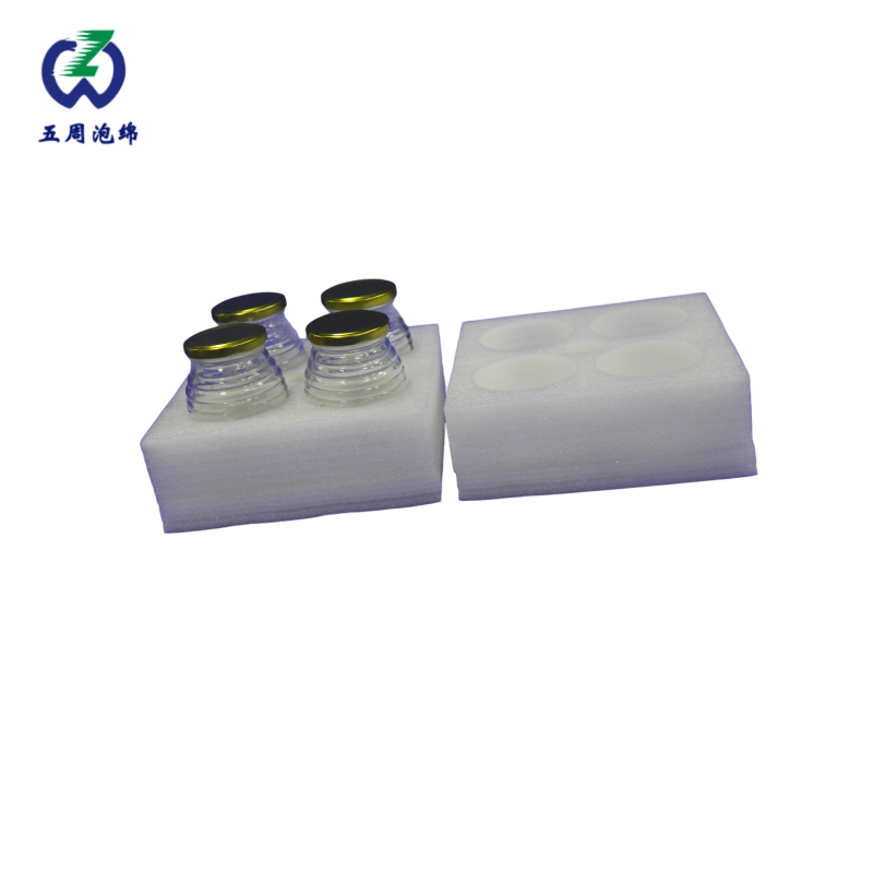 多罐分裝珍珠棉定位內(nèi)襯，瓶裝好物批量運輸神器